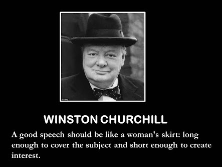 A funny (and true) perspective on speeches.
