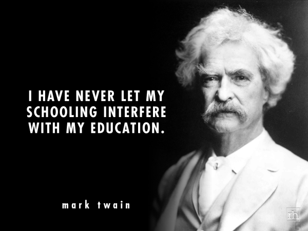 Education and schooling are not related...