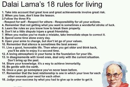 The Dalai Lama is a very wise man.